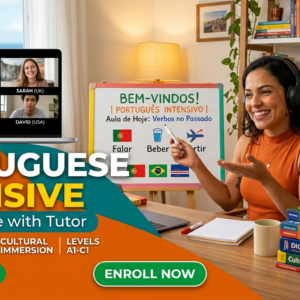Portuguese Intensive - Online course with Tutor
