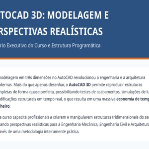 AutoCAD 3D - curso online